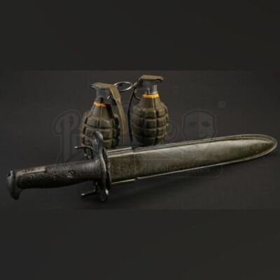 Mk II Hand Grenades and Bayonet Set