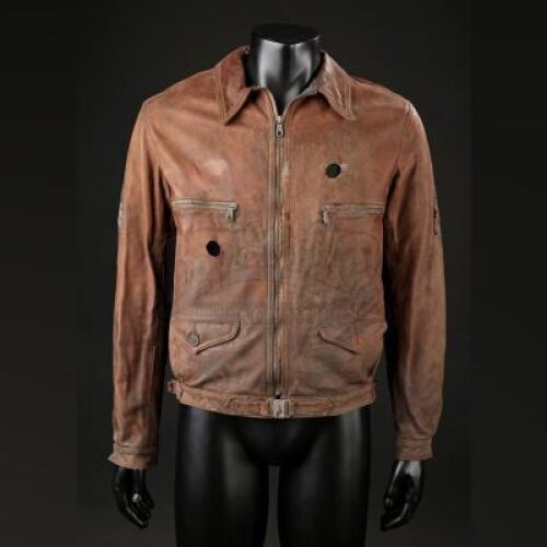 Sergeant Miles' (Scott Eastwood) Leather Jacket with SFX Bullet Holes
