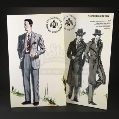 Pair of Adefa German Jacket Ad Signs