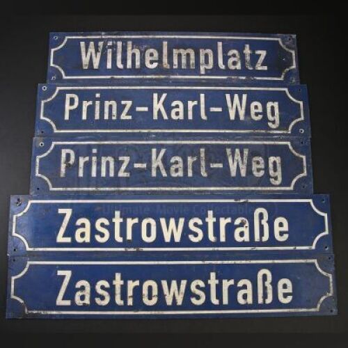 German Town Sign Set