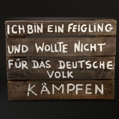 German Execution Shame Sign