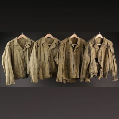 Four Battle-torn U.S. Army Jackets 01