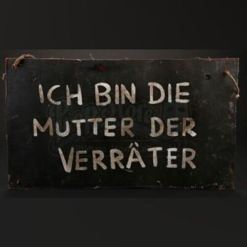 German Execution Shame Sign