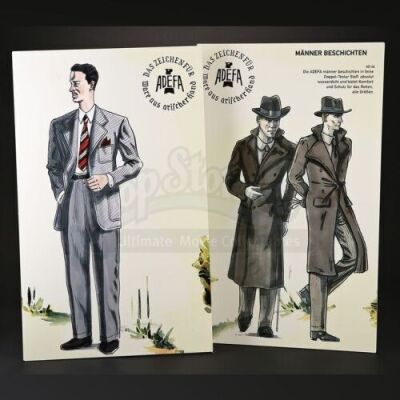 Pair of Adefa German Jacket Ad Signs