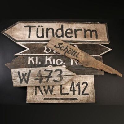 German Direction Sign Set