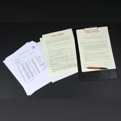 RUSH - Assorted BRM Paperwork for Paul Ricard Circuit with Clipboard and Pen (RP241)