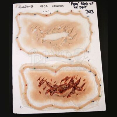 Captain Waggoner's (Jason Isaacs) Neck Wound Appliance Pair