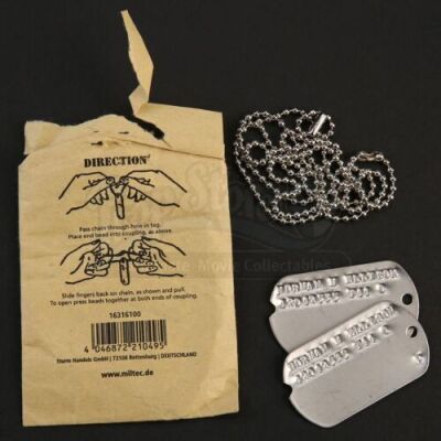 Norman Ellison's (Logan Lerman) Dog Tags