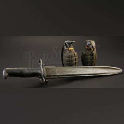 Mk II Hand Grenades and Bayonet Set