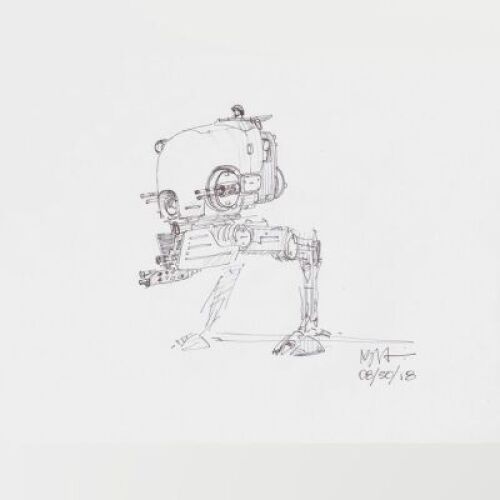Lot # 2: Two-legged Walker Sketch - with Driver