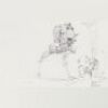 Lot # 29: AT-ST Chicken Walker Sketch - with Ewok