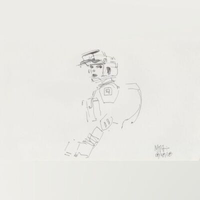 Lot # 31: Scout Trooper Loose Sketch