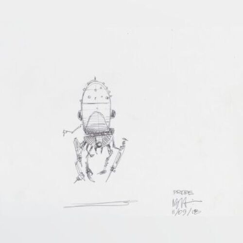Lot # 59: Imperial Probe Design Sketch