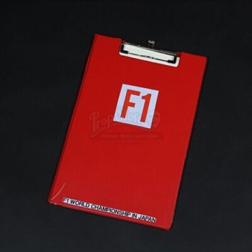 RUSH - Japanese Grand Prix Red Clipboard with Race Day Paperwork (RP003)