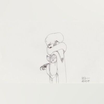 Lot # 71: Bib Fortuna Sketch