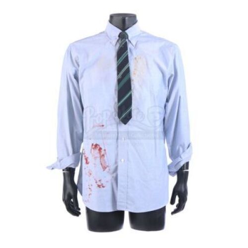 Lot # 59: Dick Cheney's Distressed Shirt and Tie