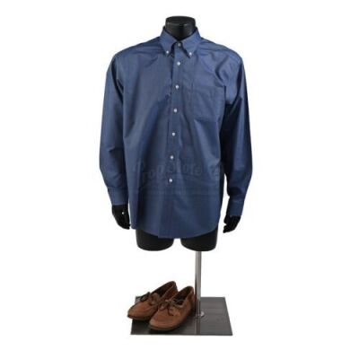 Lot # 83 - : Dick Cheney's Phone Call from David Addington Shirt and Shoes