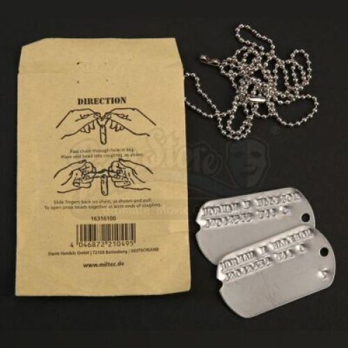 Norman Ellison's (Logan Lerman) Dog Tags