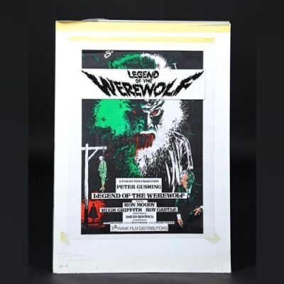 THE LEGEND OF THE WEREWOLF (1975) - Hand-Drawn Vic Fair Poster Artwork