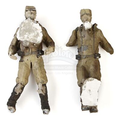 RAIDERS OF THE LOST ARK (1981) - Pair of Plaster Nazi Soldier Figures