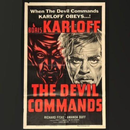 THE DEVIL COMMANDS (1941) - One Sheet Poster