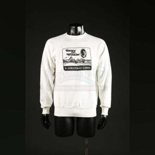 AN AMERICAN CHRISTMAS CAROL (1979) - White Crew Sweatshirt