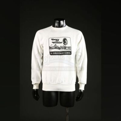 AN AMERICAN CHRISTMAS CAROL (1979) - White Crew Sweatshirt
