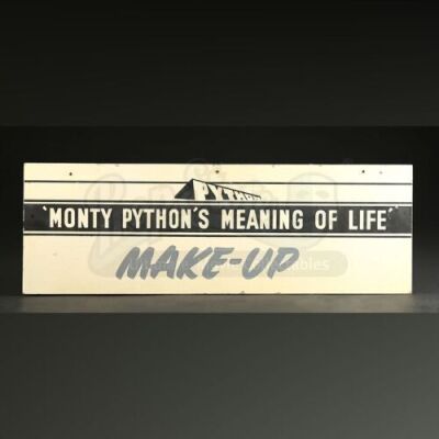 MONTY PYTHON'S: THE MEANING OF LIFE (1983) - Makeup Department Sign