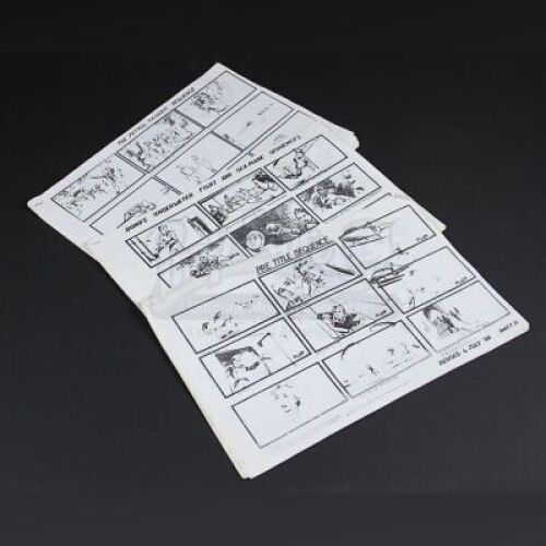 LICENCE TO KILL (1989) - Printed Pre-Title Sequence Storyboards