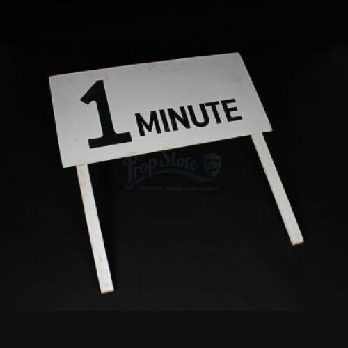 RUSH - Wooden 'One Minute' Grid Countdown Track Sign (RP212)