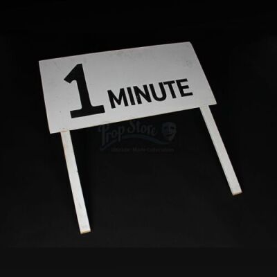 RUSH - Wooden 'One Minute' Grid Countdown Track Sign (RP212)