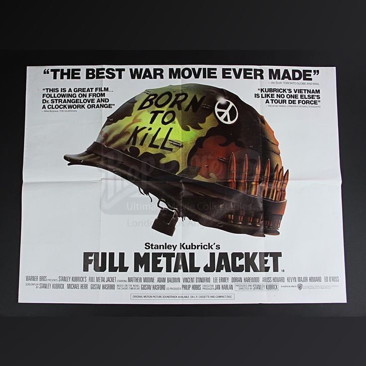 FULL METAL JACKET (1987) - UK Quad Poster