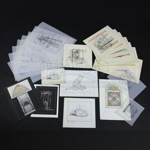 THE GREAT MUPPET CAPER (1981) - Assorted Hand-Drawn & Printed Artwork