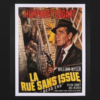 Lot #189 - LA RUE SANS ISSUE AKA DEAD END (1937) - French Poster 1960s Re-Release