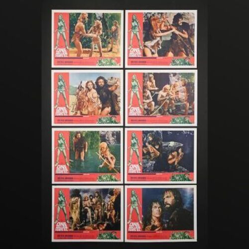 Lot #281 - ONE MILLION YEARS BC (1966) - Set of Eight US Lobby Cards 1966