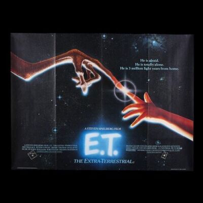 Lot #354 - ET THE EXTRA-TERRESTRIAL (1982) - UK Quad Poster 1982