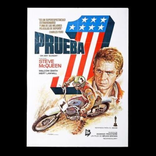Lot #377 - ON ANY SUNDAY (1971) - Spanish Poster 1971