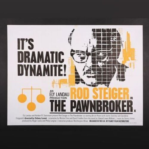 Lot #9 - THE PAWNBROKER (1964) - UK Quad Poster 1964