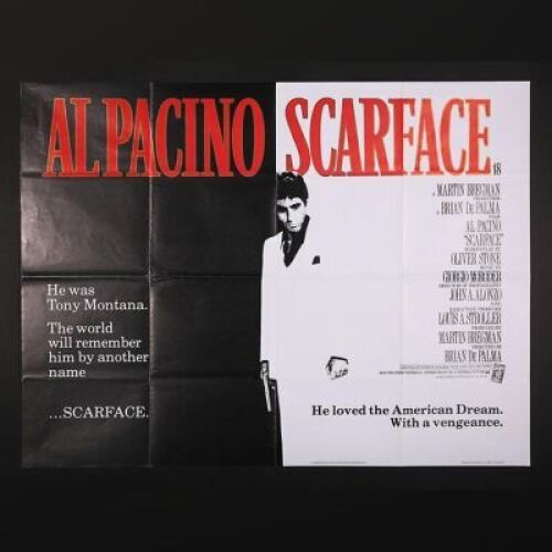 Lot #79 - SCARFACE (1983) - UK Quad Poster 1983