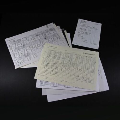 RUSH - Assorted McLaren Paperwork (RP149)