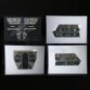 SUPERMAN (1978) - Hand-Drawn Collage & Painted Control Panel Concept Designs