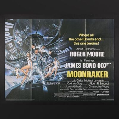 Lot #170 - JAMES BOND: MOONRAKER (1979) - UK Quad Poster 1979