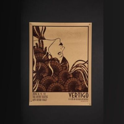 Lot #198 - VERTIGO (1958) - Castro Theatre Poster 2011