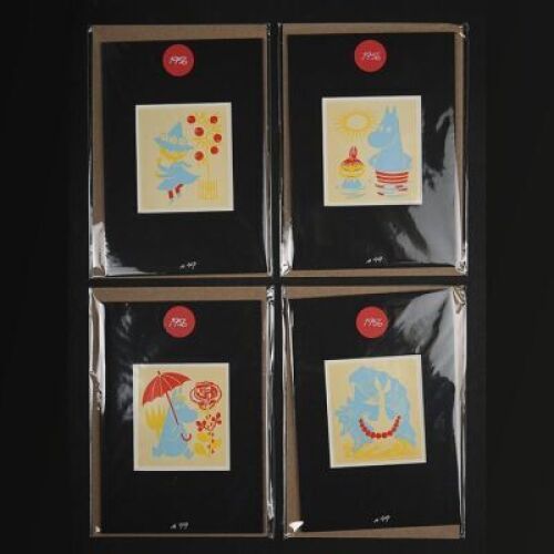 Lot #215 - MOOMIN (1956) - Four Merchandising Prints 1956