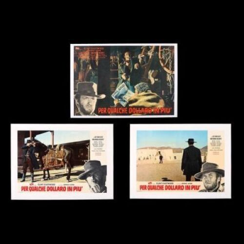 Lot #230 - FOR A FEW DOLLARS MORE (1965) - Three Italian Medium Photobustas 1965