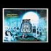 Lot #265 - NIGHT OF THE LIVING DEAD (1968) - UK Quad Poster 1980 Re-Release