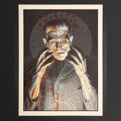 Lot #318 - HOUSE OF FRANKENSTEIN (1944) - Limited Edition Poster c2013