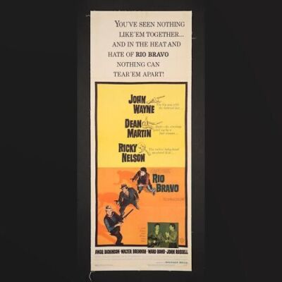 Lot #343 - RIO BRAVO (1959) - US Insert Poster 1959