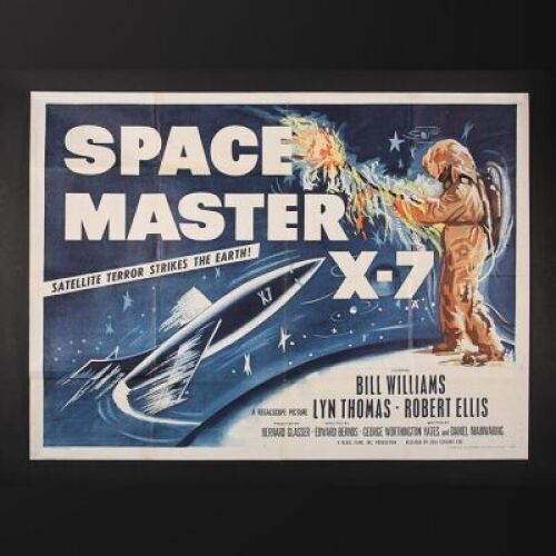 Lot #362 - SPACE MASTER X-7 (1958) - UK Quad Poster 1958