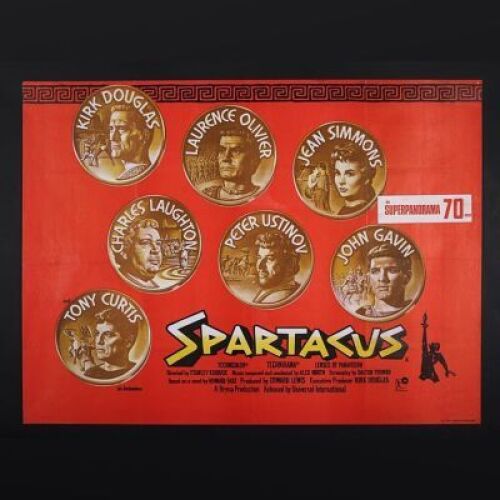 Lot #382 - SPARTACUS (1960) - UK Quad Poster 1960